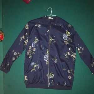 Light vintage floral jacket